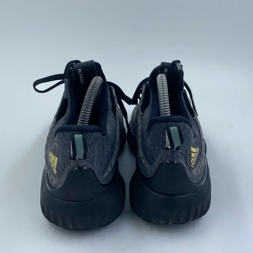 Adidas Alphabounce Running Sneakers Womens Size 6 Black Gray Athletic Shoes - Picture 5 of 6